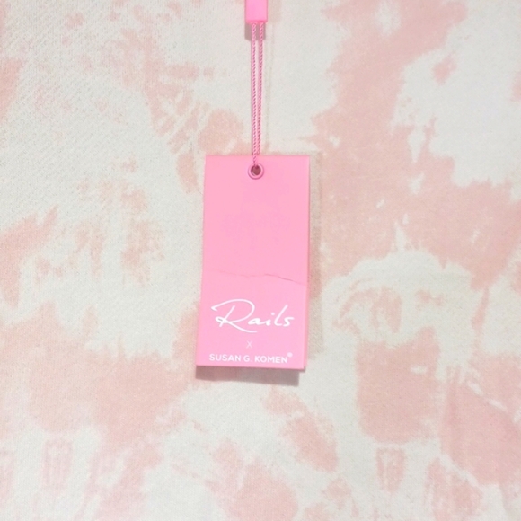 Rails x Susan G Komen Ramona Warrior Pink tie dye sweatshirt - Picture 11 of 15